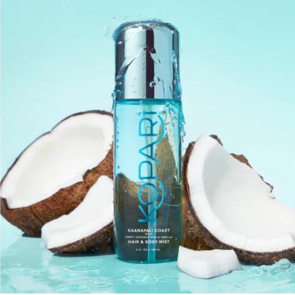 Kopari Kaanapali Coast Hair & Body Mist Sweet Coconut Milk Vanilla and Peach NEW